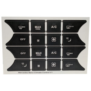 Кнопки клімат контроля наклейки ремкоплект A2049001007